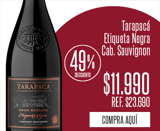 TARAPACA ETIQUETA NEGRA CAB SAUVIGNON