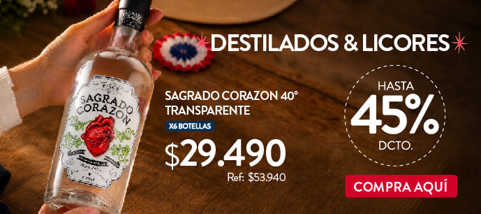 SAGRADO CORAZON TRANSPARENTE 40° CAJA X6