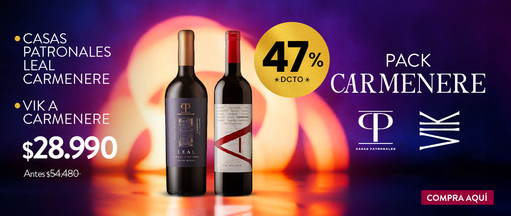 PACK CARMENERE CASAS PATRONALES LEAL - VIK A