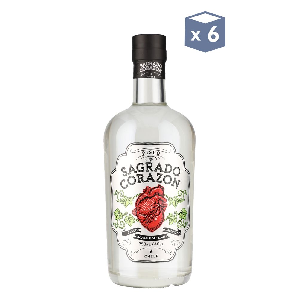 Sagrado Corazon 40° Transparente X6