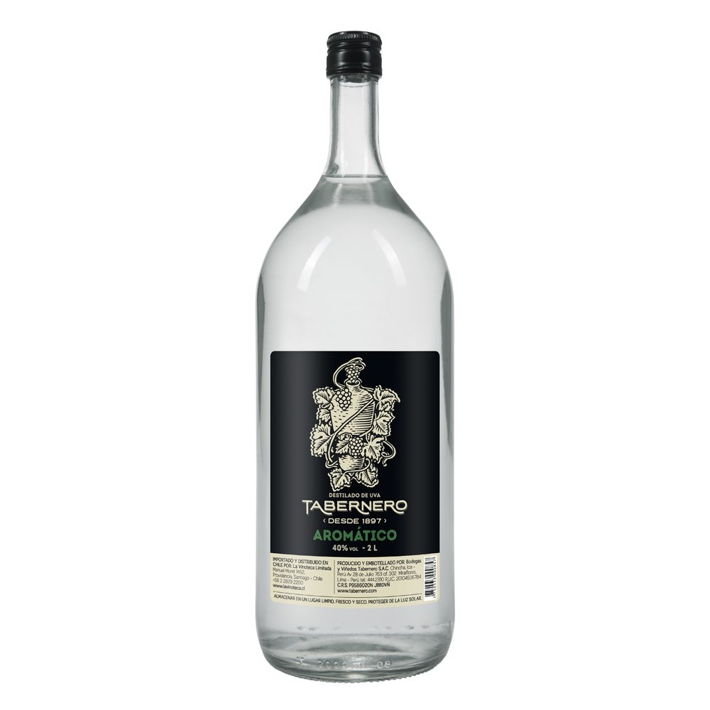 Tabernero Destilado De Uva Aromático 2 Lts.