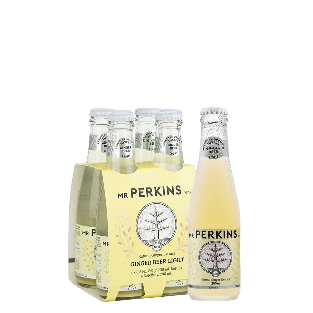 Mr Perkins Ginger Beer Light x4