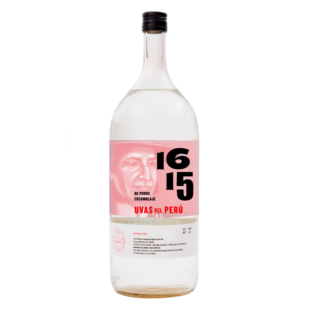 1615 Destilado De Uva Acholado 2 Lts