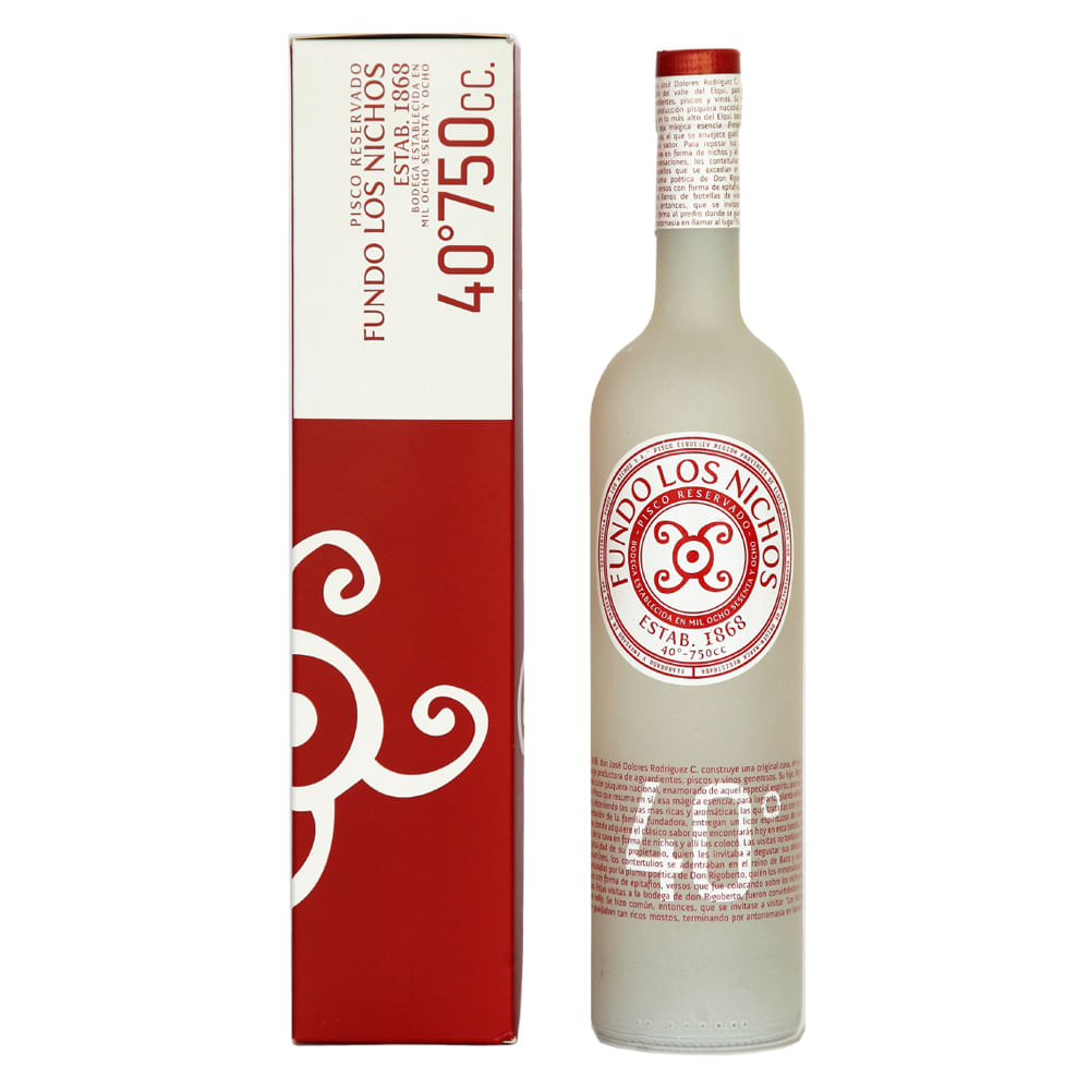 Pisco Fundo Los Nichos 40°