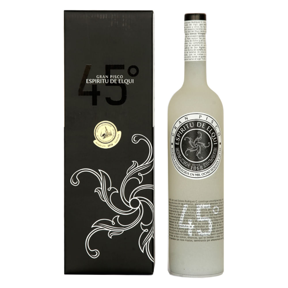 Pisco Espíritu Del Elqui 45°