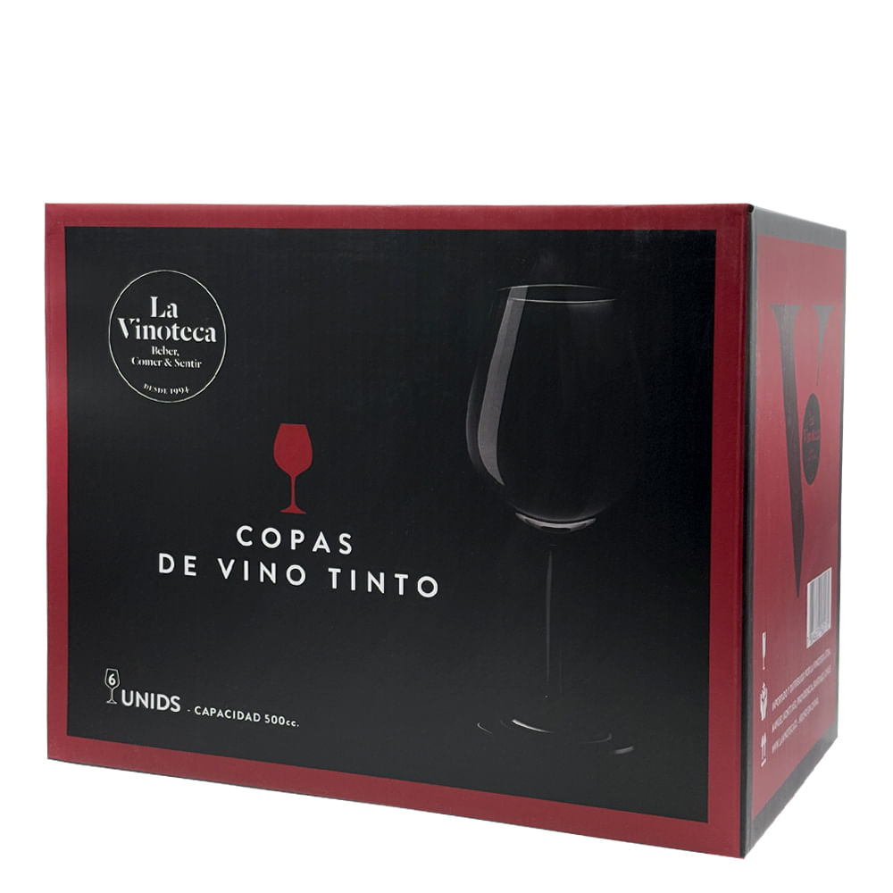 Set 6 copas vino tinto La Vinoteca